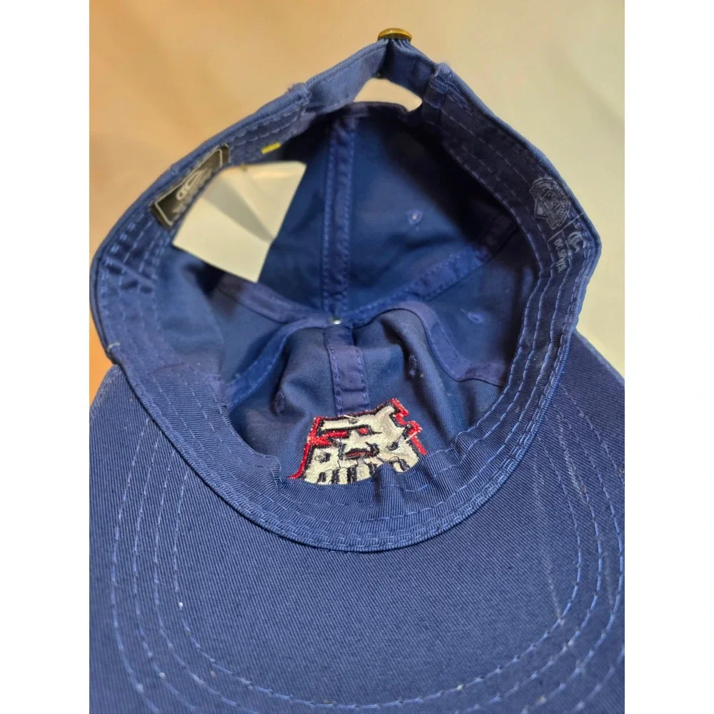 OC Sports Blue Embroidered Shield Star Logo Baseball Cap Adjustable Hat OSFM